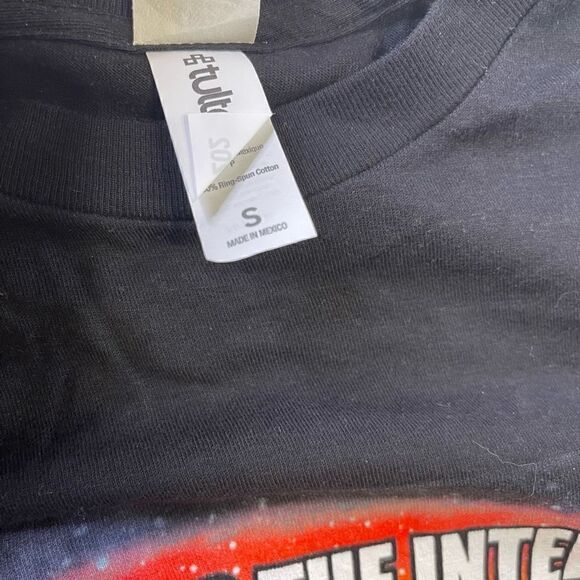 Small Black Welcome to the Internet Meme Shirt Lost Gods Cat Unicorn - Picture 5 of 15